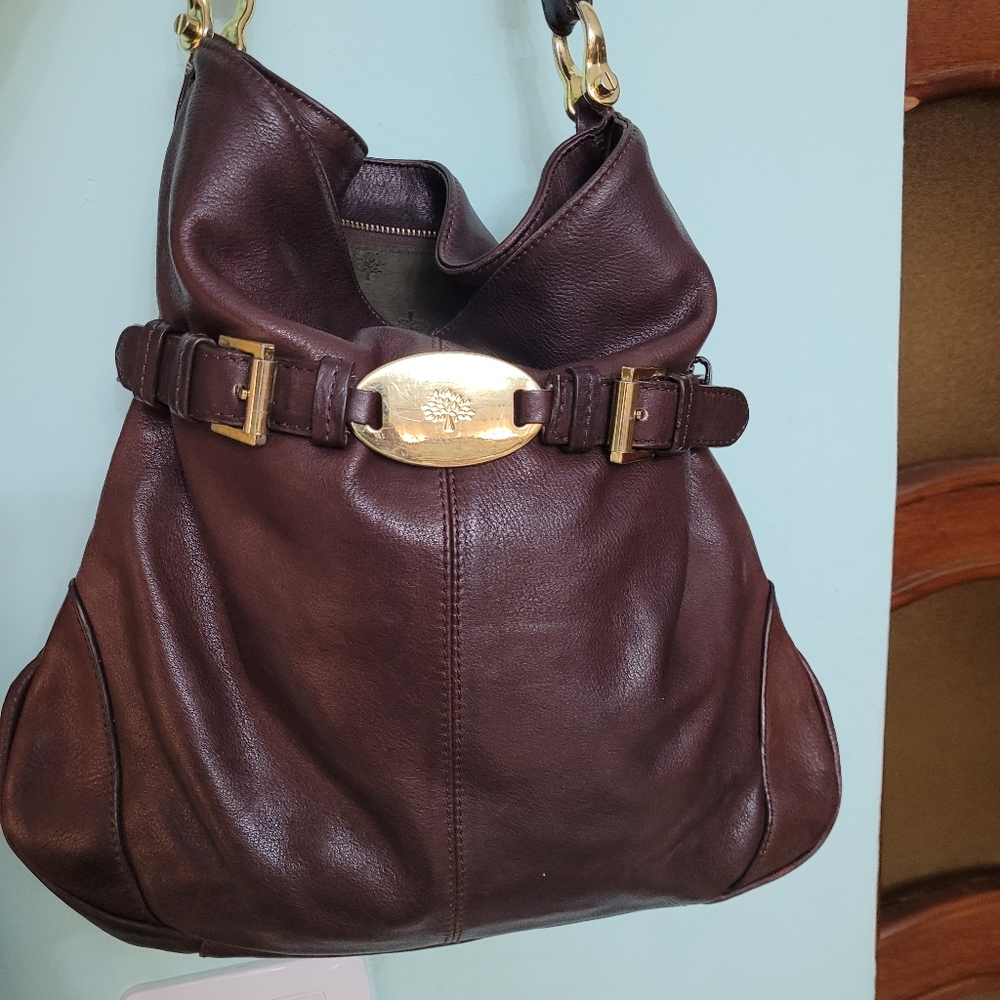 Mulberry brown shoulder bag